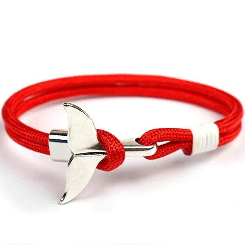 Men and Woman Whale Tail  Bracelets