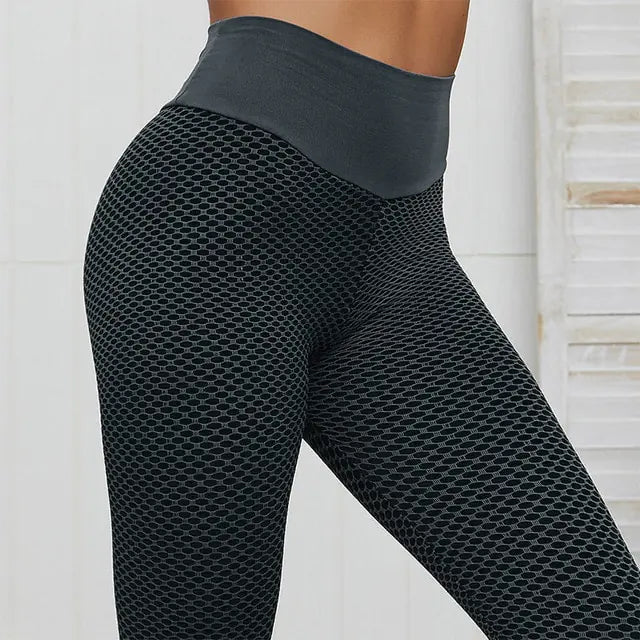 Leggings deportivos de cintura alta sin costuras para mujer