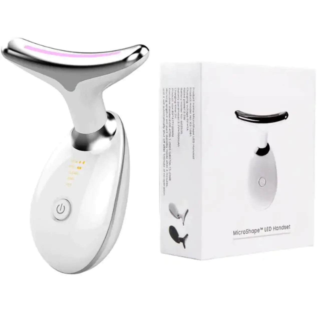 Beauty Facial Massager, 3 Color  Wavy Acne Beauty Microcurrent Facial Device Skin Firming for Face Neck Beauty Device,  Neck Tightening Face Shaper for Jawline Anti-Aging Device Face Lifting Face Slimming Skin Care Routine Beauty Daily Comfort