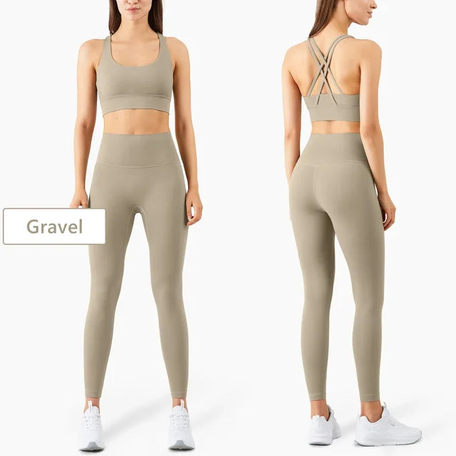 Seamless Yoga Set Gym Fitness Clothing Women Workout Set