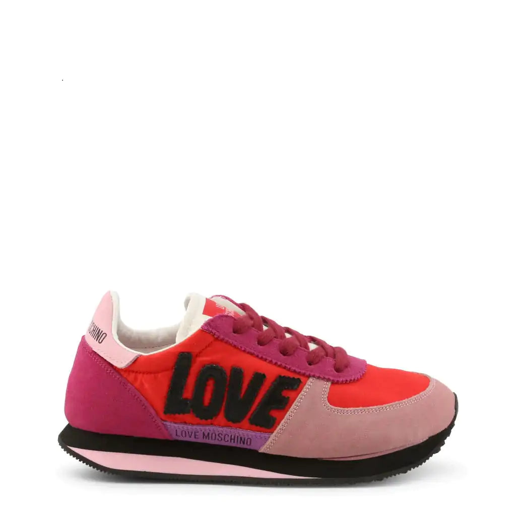 Red Love Suede Sneakers