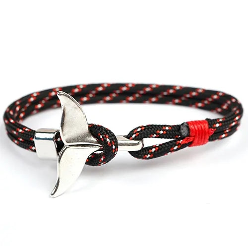 Men and Woman Whale Tail  Bracelets